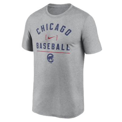 Chicago Cubs Arch Baseball Stack Men's Nike Dri-FIT MLB T-Shirt. Nike.com