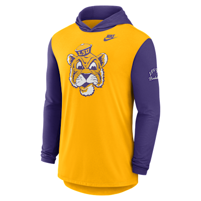 LSU Campus Legacy Men's Nike Dri-FIT College Long-Sleeve Hooded T-Shirt from Nike - $70