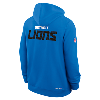 Detroit Lions Initial Home Sideline Men's Nike Dri-FIT NFL Pullover Hoodie