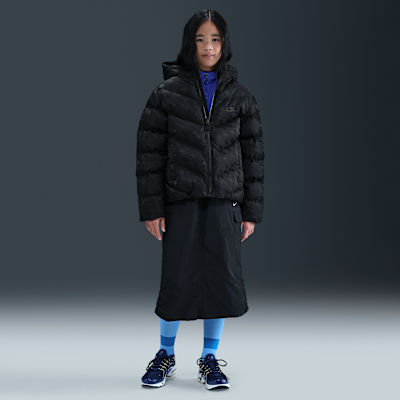Chamarra acolchada Therma-FIT holgada para niños talla grande Nike Sportswear All Day Play
