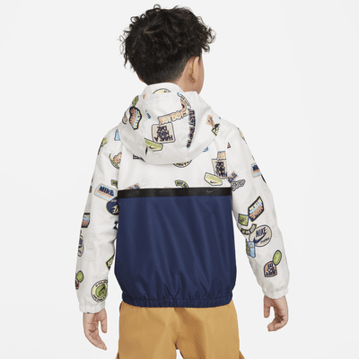 Nike Half-Zip Print Blocked Anorak Little Kids' Jacket