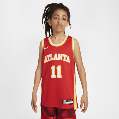 Atlanta Hawks 2023/24 Icon Edition Nike NBA Swingman Jersey för ungdom