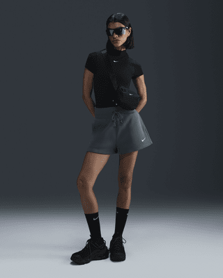 Женские шорты Nike Sportswear Phoenix Fleece High-Waisted Loose Shorts