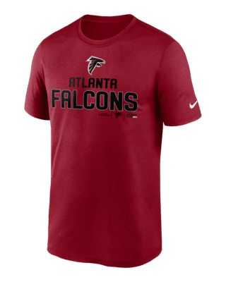 Nike Men's Dri-Fit Sideline Team (NFL Atlanta Falcons) Long-Sleeve T-Shirt in Red, Size: 2XL | 00LX6DL96-0BI