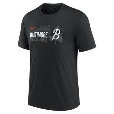Nike Alternate Logo (MLB Orioles) Men's T-Shirt Size Medium (Black) - Clearance Sale