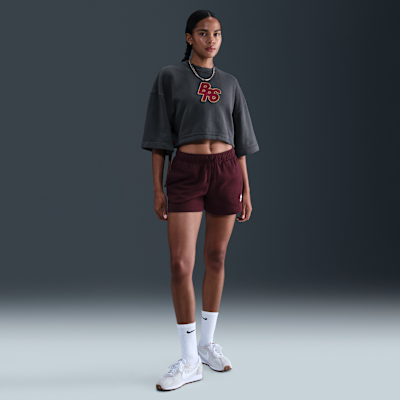 Nike Sportswear Phoenix Fleece Women's Short-Sleeve Cropped French Terry Top
