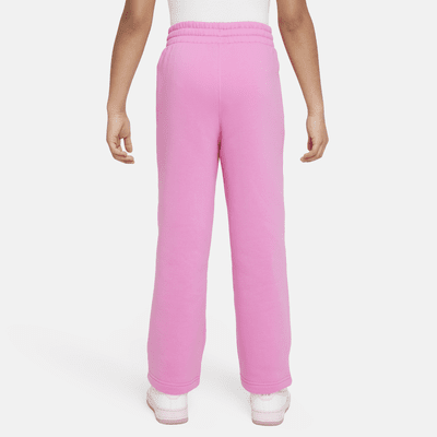 Pants de pierna ancha para niña talla grande Nike Sportswear Club Fleece