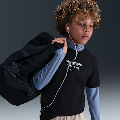 Playera para niños talla grande Nike Wrestling