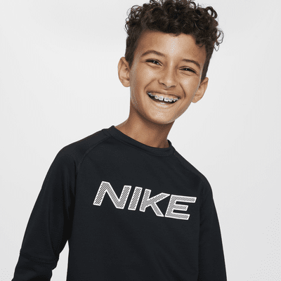 Nike Pro Warm Dri-FIT Trainings-Longsleeve mit Grafik (ältere Kinder, Jungen)