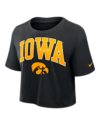 Женская футболка Iowa Athletic Prep Arch Nike Dri-FIT College Cropped