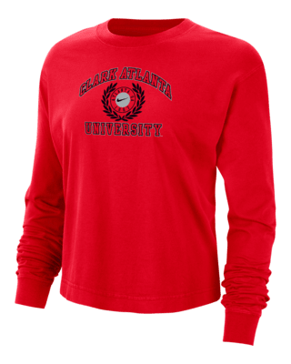 Женская футболка Clark Atlanta Nike College Boxy Long-Sleeve