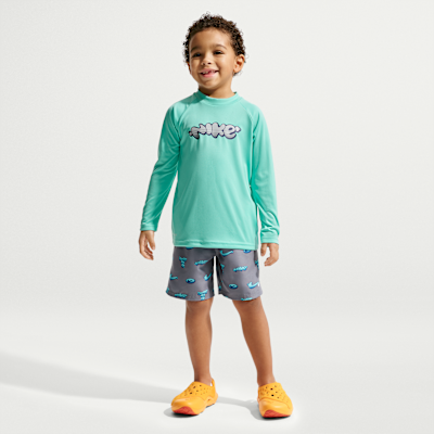 Nike Swim Little Kids' (Boys') Long Sleeve Top & Short Set