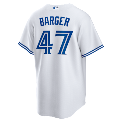 Jersey Nike de la MLB Replica para hombre Addison Barger Toronto Blue Jays 2025 World Series Participant