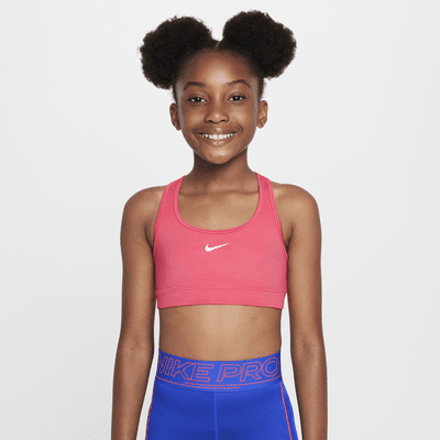 Brassière de sport Nike Swoosh pour Fille plus âgée