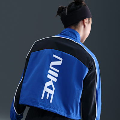 Chamarra deportiva de cierre de 1/4 para niña Nike Sportswear
