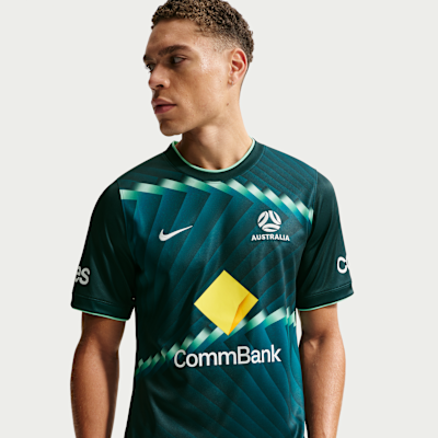 Australia Academy Pro Men's Nike Dri-FIT Soccer Pre-Match Short-Sleeve Top from Nike - $72