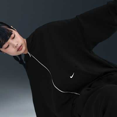 Felpa con cappuccio e zip a tutta lunghezza in fleece Nike Sportswear - Donna