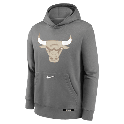 Chicago Bulls Club City Edition Big Kids' Nike NBA Pullover Hoodie