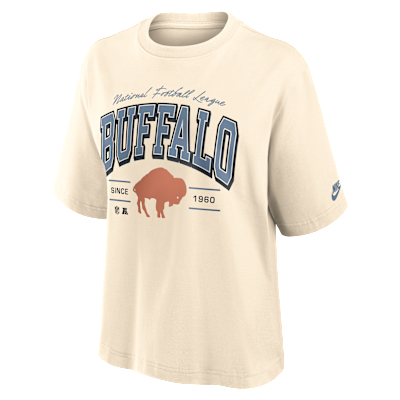 Buffalo Bills Vintage Mod Boxy Women's Nike NFL T-Shirt from Nike - $55