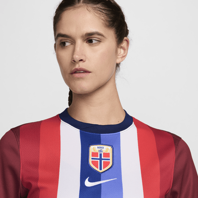 Noorwegen 2024 Stadium Thuis Nike Dri-FIT replica voetbalshirt voor dames