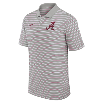 Alabama Crimson Tide Primetime Victory Striped Men's Nike Dri-FIT College Polo