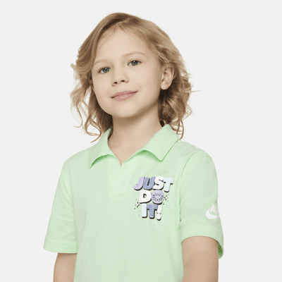 Nike Sportswear Create Your Own Adventure Little Kids' Polo and Shorts Set