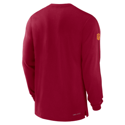 Washington Commanders Sideline Player Team Issue Men’s Nike Dri-FIT Long-Sleeve Top