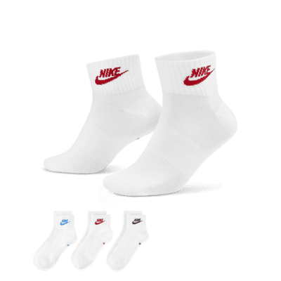 Sky Goneryl Svinde bort Nike Everyday Essential Ankle Socks (3 Pairs). Nike.com