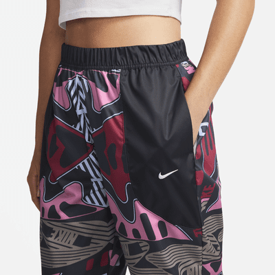 Joggers de tiro alto de tejido Woven para mujer Nike Sportswear