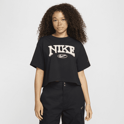 Nike Sportswear weit geschnittenes Kurzarm-Crop-Shirt (Damen)