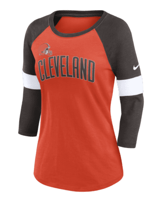 Cleveland Browns Pride Graphic T-Shirt - White - Womens