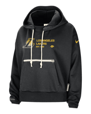 Женское худи Los Angeles Lakers Standard Issue Nike Dri-FIT NBA Pullover Hoodie