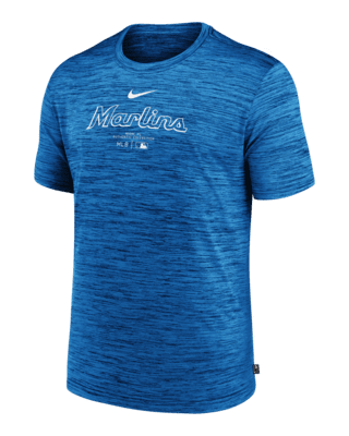 Мужская футболка Miami Marlins Authentic Collection Practice Velocity Nike Dri-FIT MLB