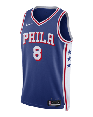 Мужские джерси Philadelphia 76ers 2023/24 Icon Edition Nike Dri-FIT NBA Swingman Jersey