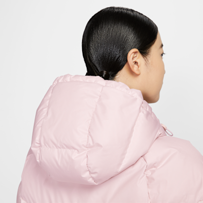 나이키 스포츠웨어 윈드푸퍼 여성 스톰 핏 루즈 후드 다운 패딩