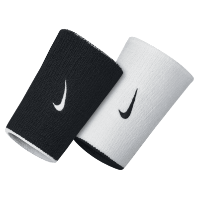 Nike Dri-FIT muñequeras reversibles de doble ancho (paquete de 2). Nike.com