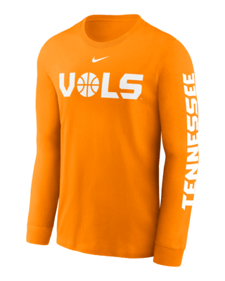 Мужская футболка Tennessee Volunteers Basketball Icon Nike College Long-Sleeve для баскетбола