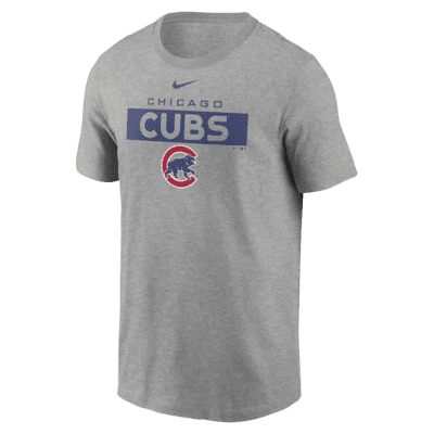 Nike Team First (MLB Chicago Cubs) Women's Cropped T-Shirt.
