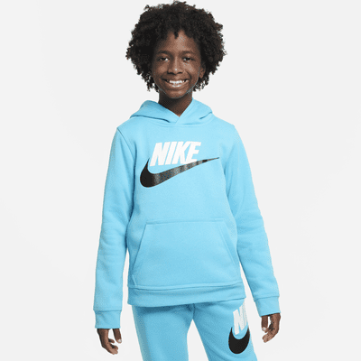 light blue nike hoodie kids