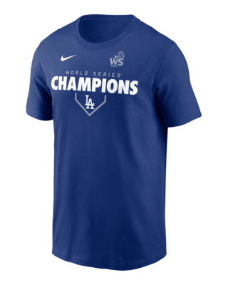 Мужская футболка Los Angeles Dodgers 2024 World Series Champions Roster Nike MLB