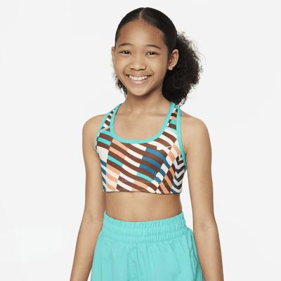 Nike Swoosh Older Kids' (Girls') Reversible Sports Bra