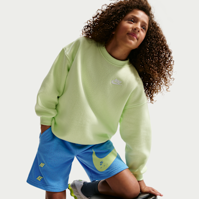 Nike Sportswear Club Big Kids' French Terry Shorts