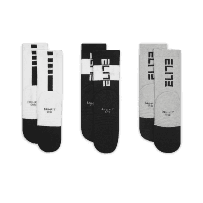 Nike Elite Crew Socks (3 Pairs) Little Kids' Socks