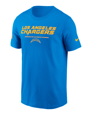 Мужская футболка Los Angeles Chargers Sideline Team Issue Nike Dri-FIT NFL