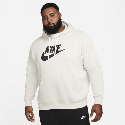 Sudadera con gorro sin cierre con estampado para hombre Nike Sportswear Club Fleece