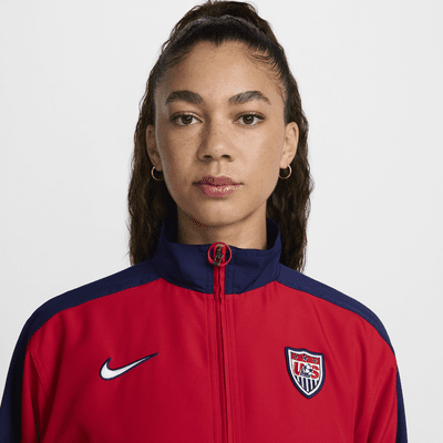 Chamarra de entrenamiento de fútbol Nike de la Selección Nacional Femenina de Estados Unidos 1999 Reissue Replica para mujer