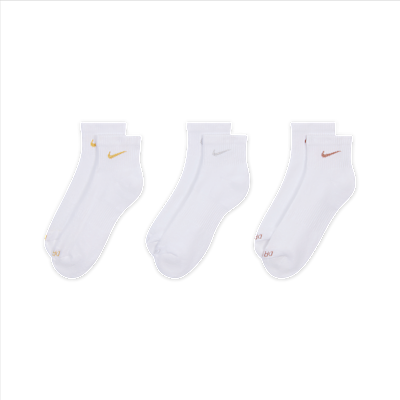 Calze da training alla caviglia Nike Everyday Plus Cushioned (3 paia)