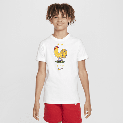 Playera de fútbol Nike para niños talla grande FFF