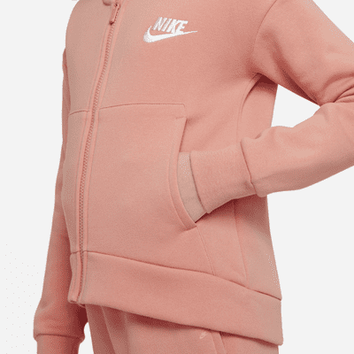 peach nike sweatshirt