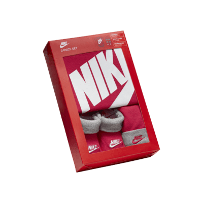 Nike Futura Baby (0-9M) 3-Piece Bodysuit Box Set